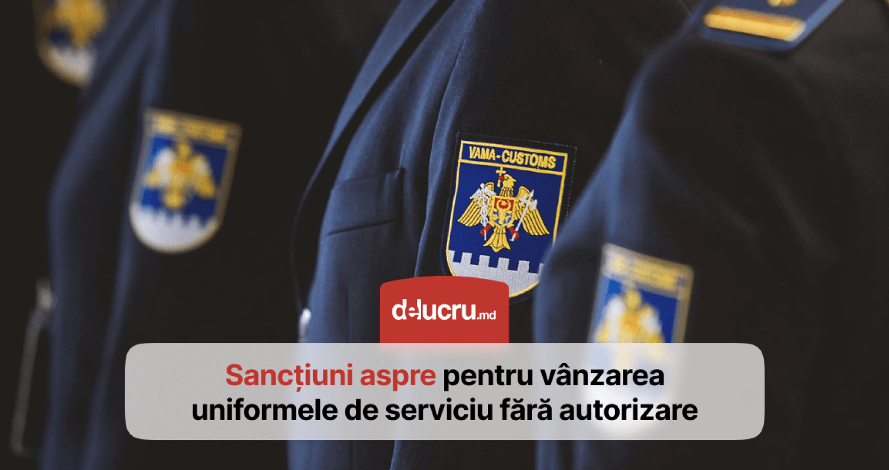 Sancțiuni mai mari pentru producerea ilegală a uniformelor de serviciu