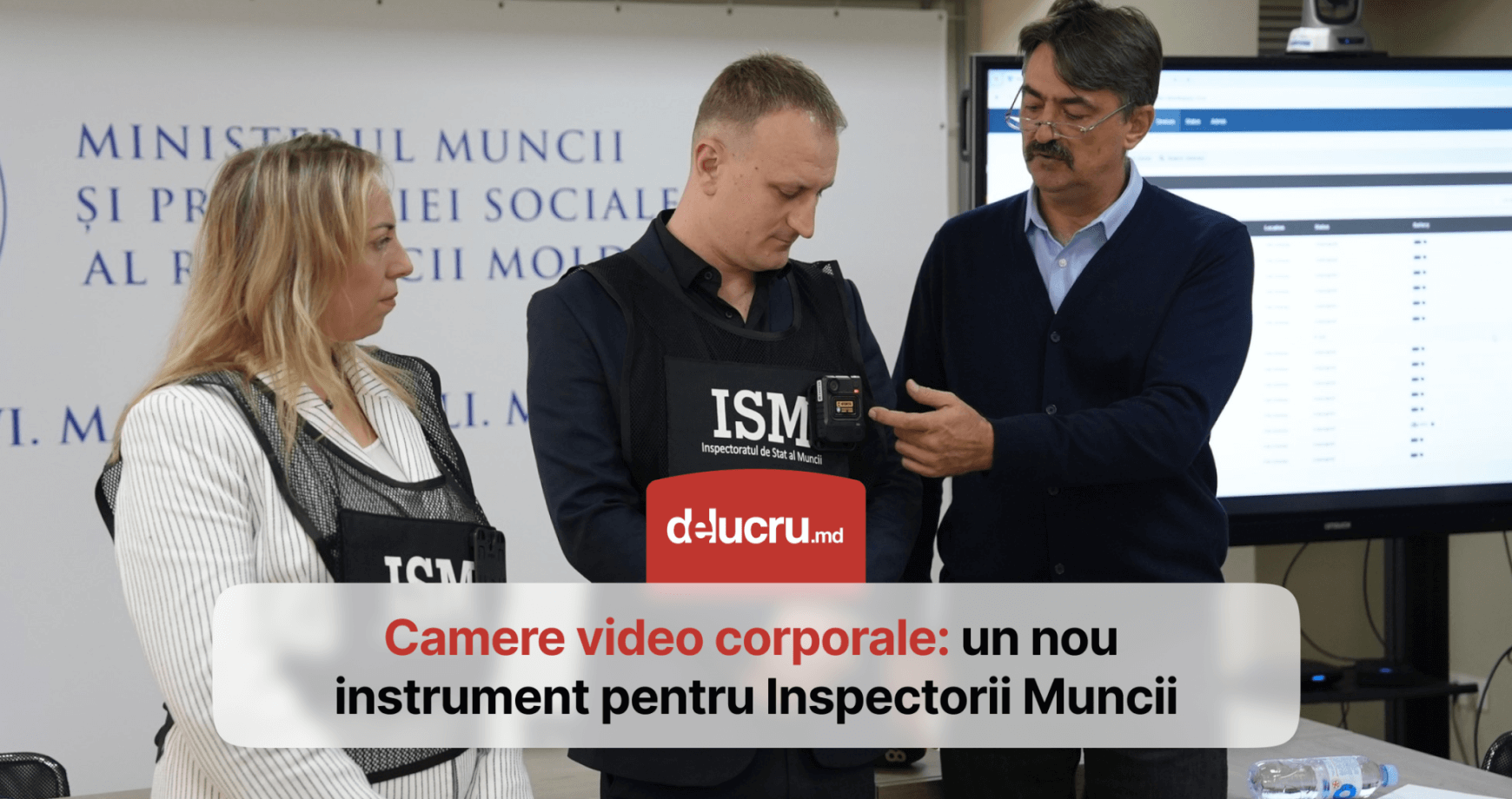 Inspectorii muncii vor efectua controale inopinate, echipați cu camere video corporale