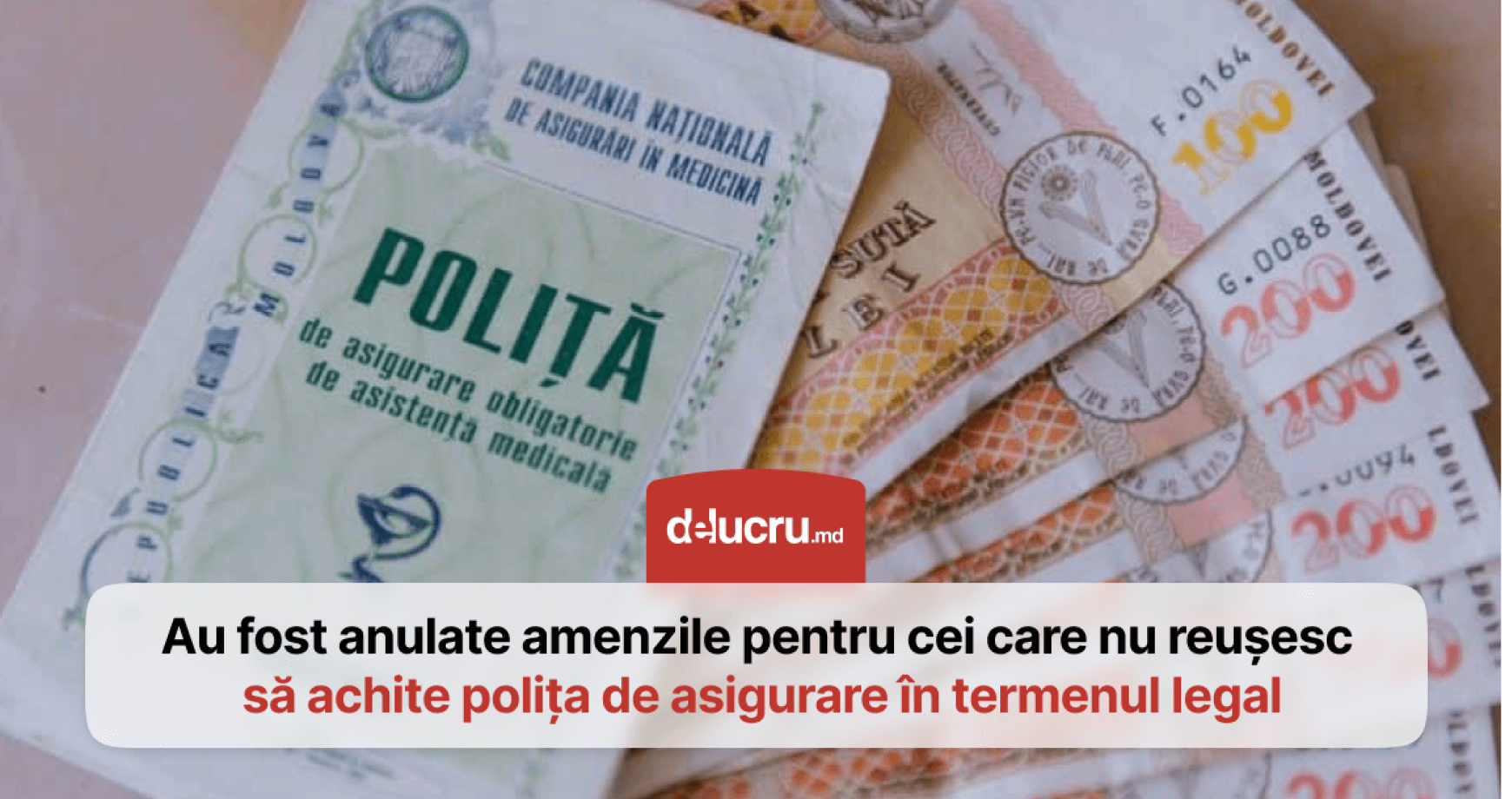 Gata cu amenzile și penalitățile pentru cei care nu au reușit să achite polița de asigurare medicală în termen legal! Anunțul făcut de ministra Ala Nemerenco