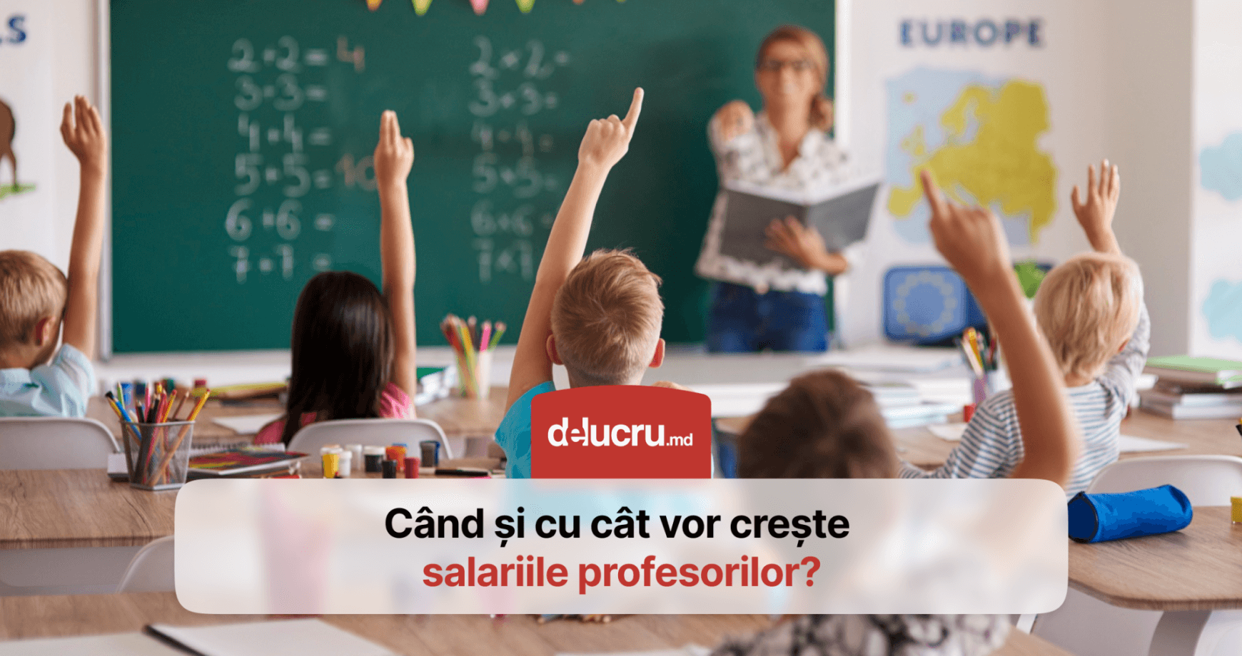 Salarii mai mari pentru profesori din 2025