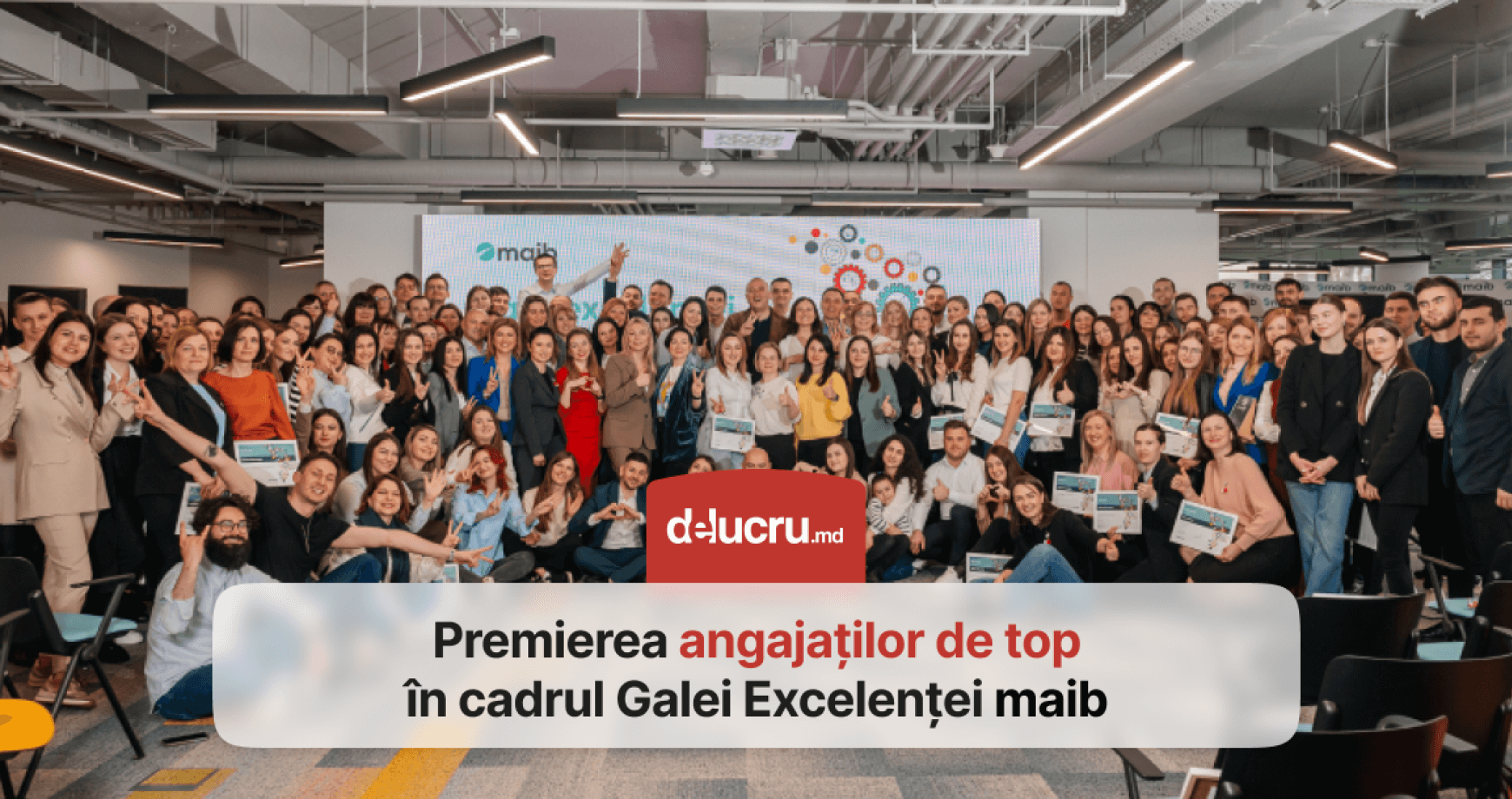 Cei mai buni angajați maib au fost premiați în cadrul tradiționalului eveniment Gala Excelenței 