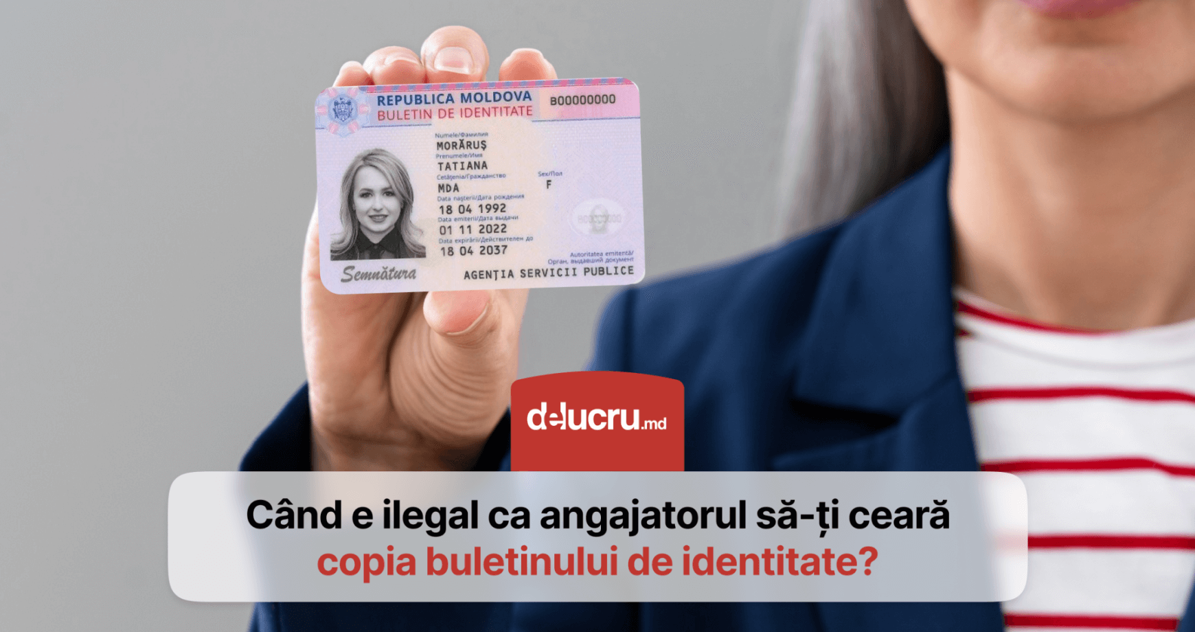 Cât este de legal ca angajatorul să-ți solicite copia buletinului de identitate la angajare?