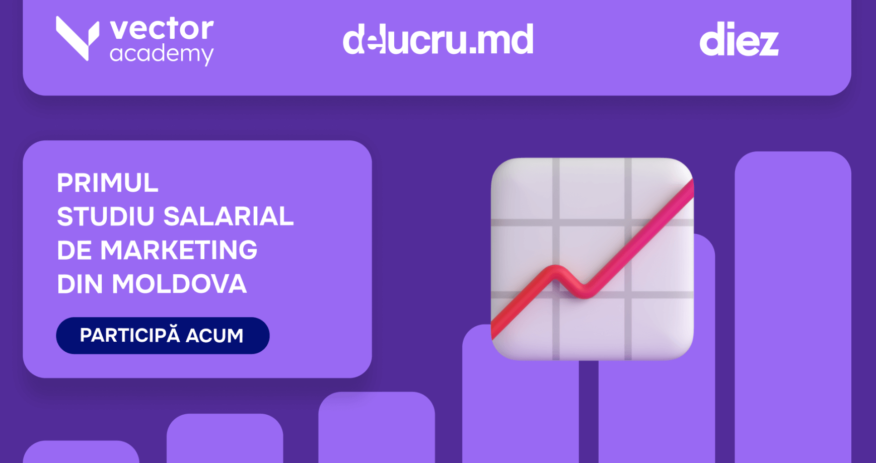 Participă la primul studiu despre salariile din domeniul marketingului din Moldova