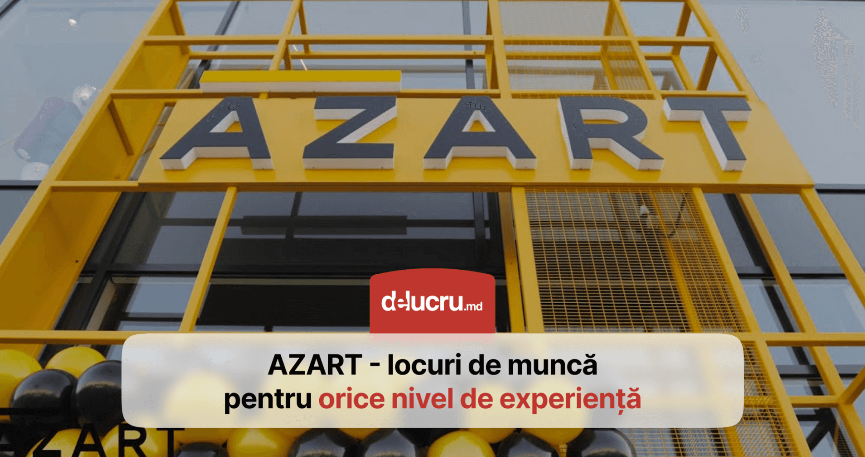 Locuri de muncă disponibile la AZART