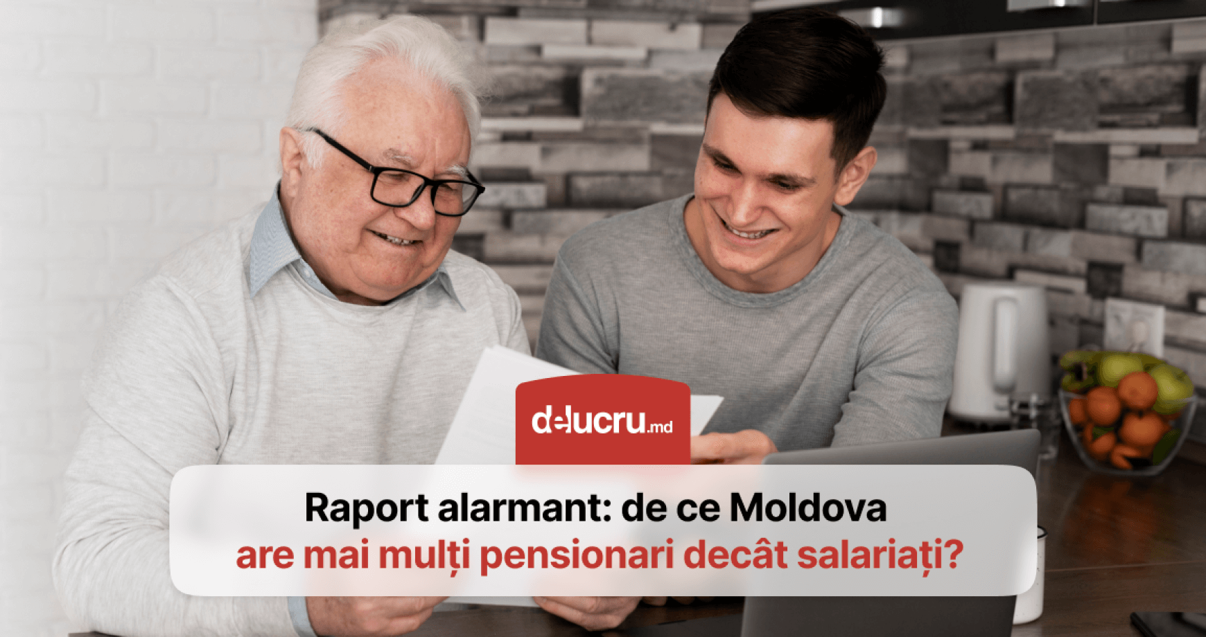 Câți salariați întrețin un pensionar în Moldova?