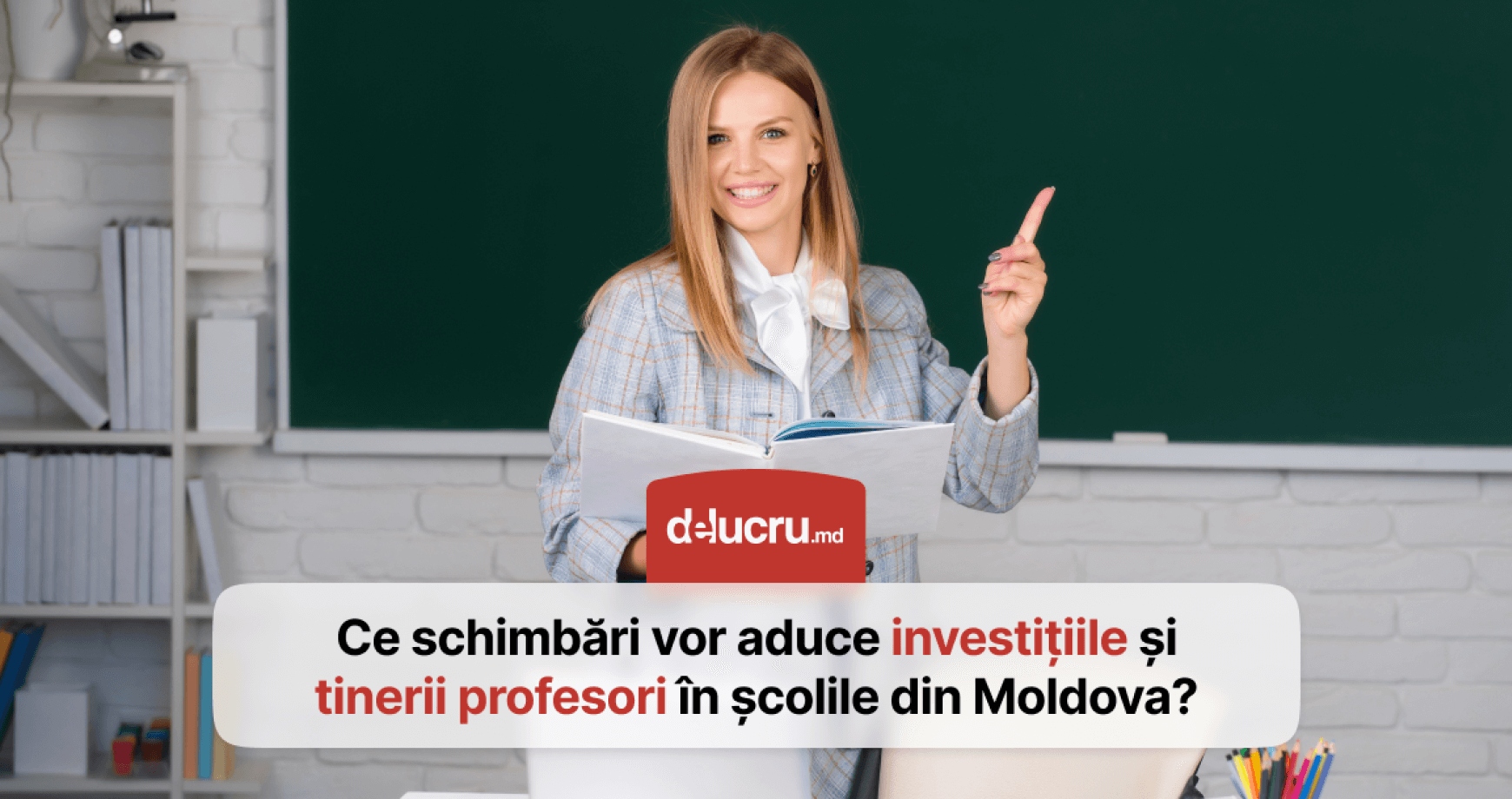 Mai mulți profesori în școlile din Moldova